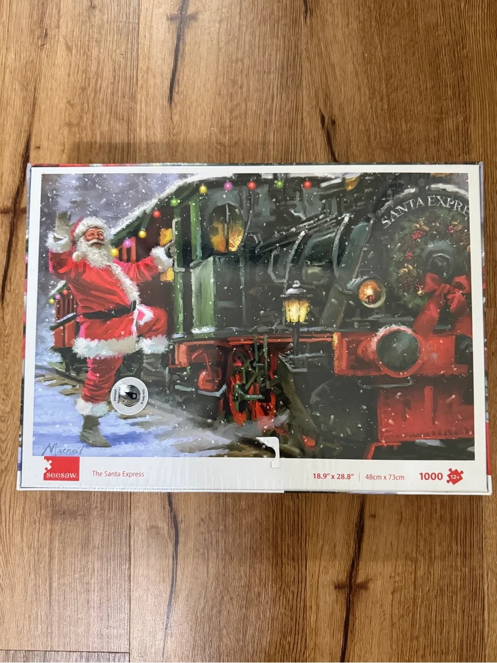 NEW SEALED Seesaw The Santa Express 1000 Piece Christmas Puzzle